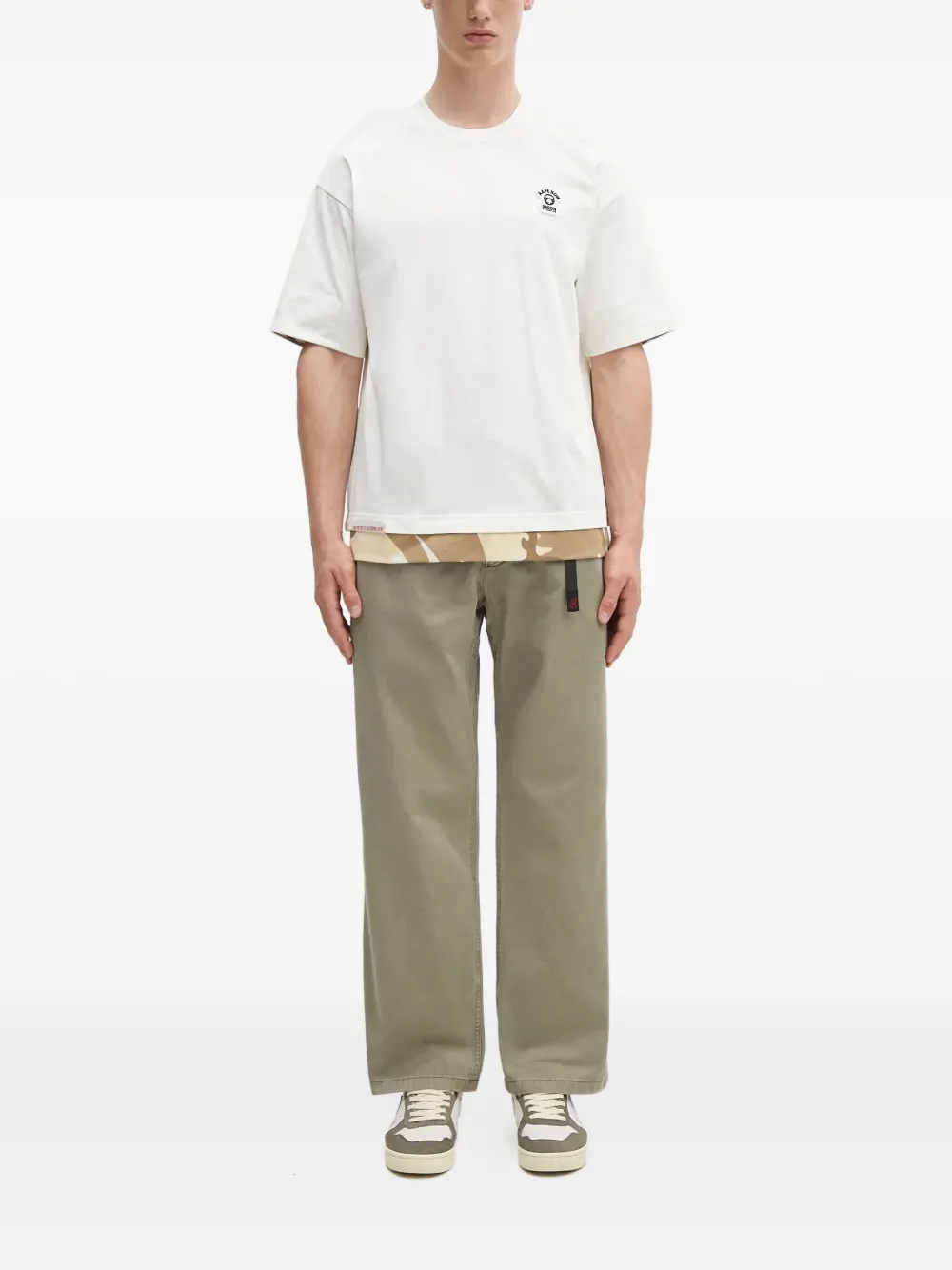 Gramicci Broek met trekkoordtaille Groen