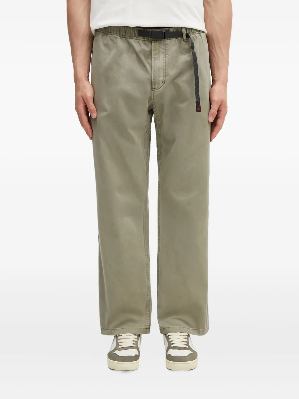 Gramicci Broek met trekkoordtaille Groen