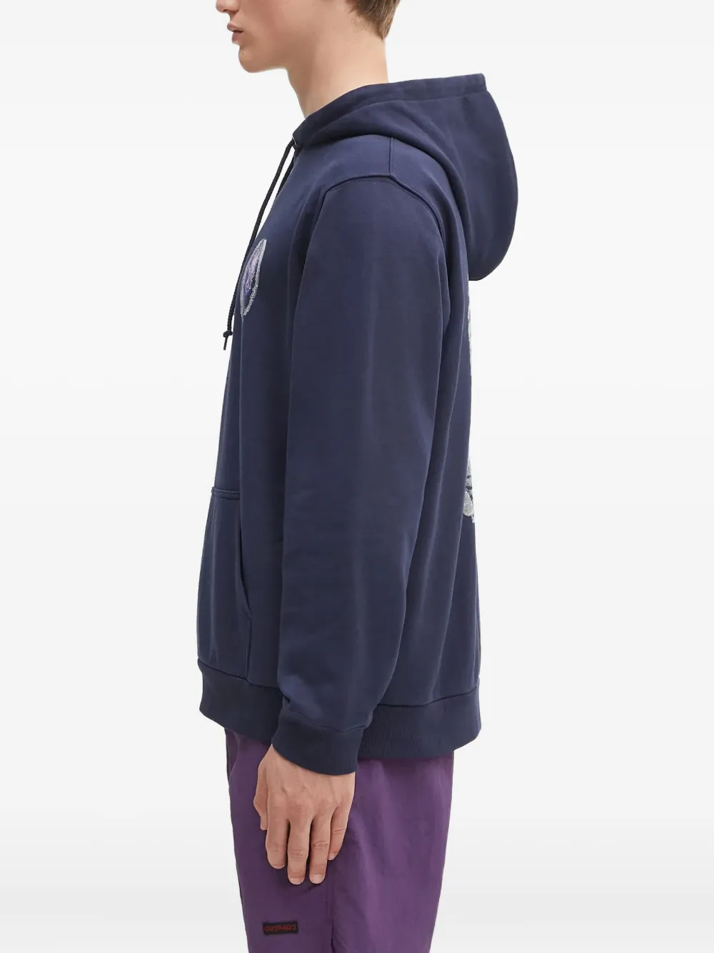 Gramicci Hoodie met grafische print Blauw