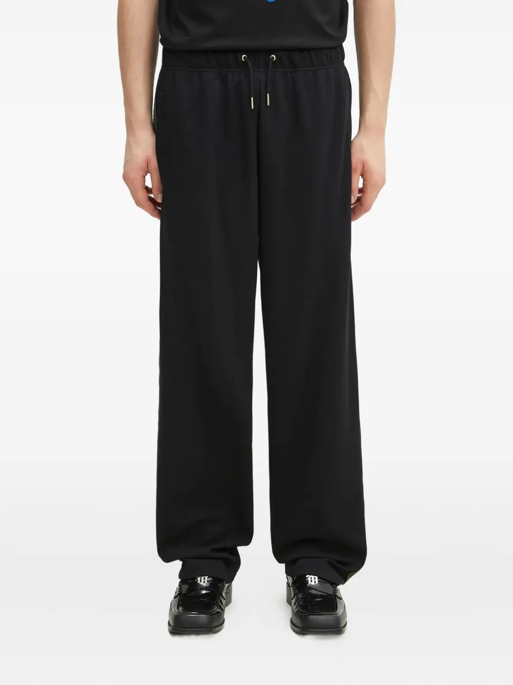 Fred Perry Side-stripe Trousers In Black