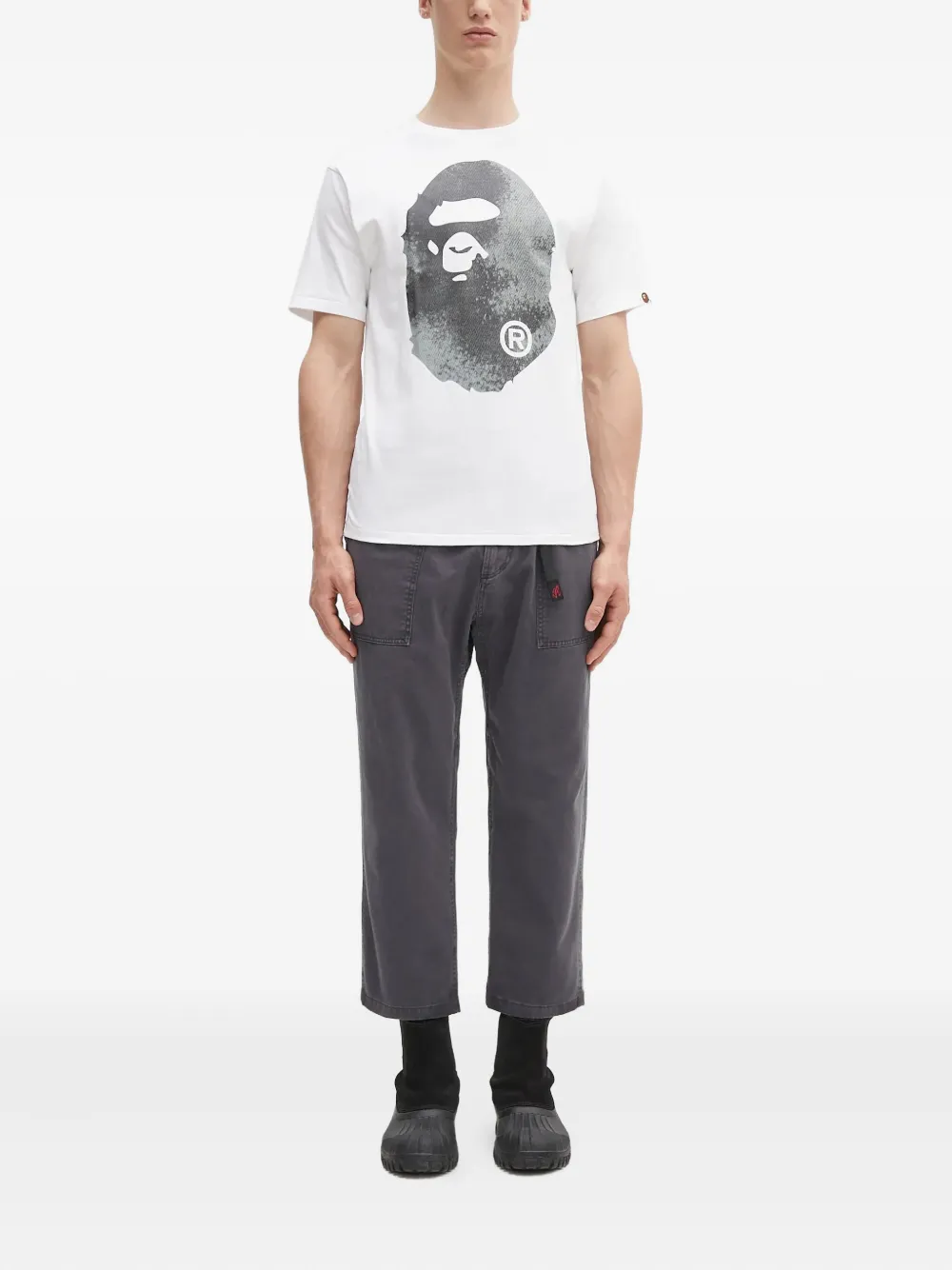 Gramicci belted cotton trousers | Cropped Pants | Image 2