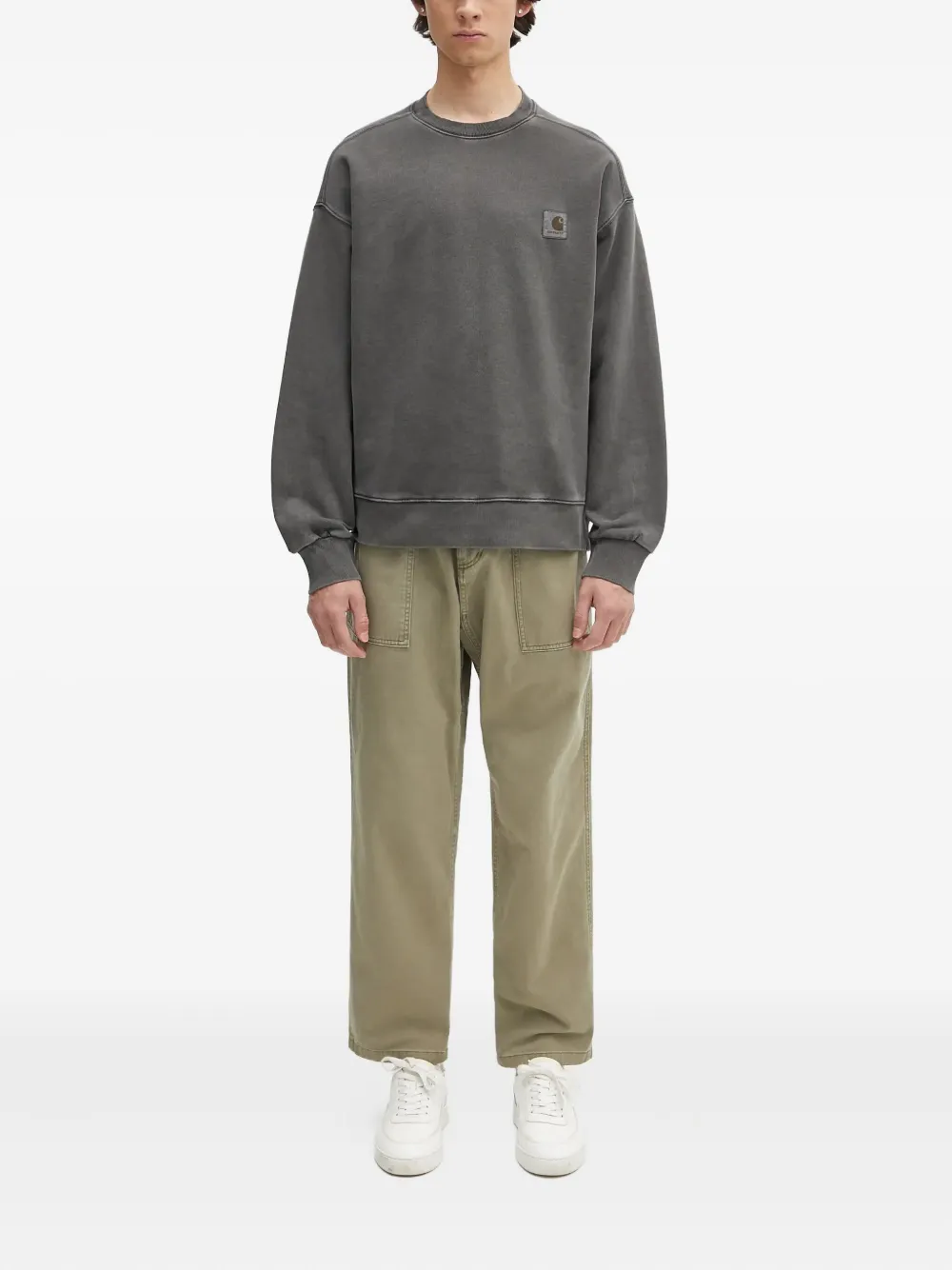 Gramicci Broek met zak met ceintuur Groen