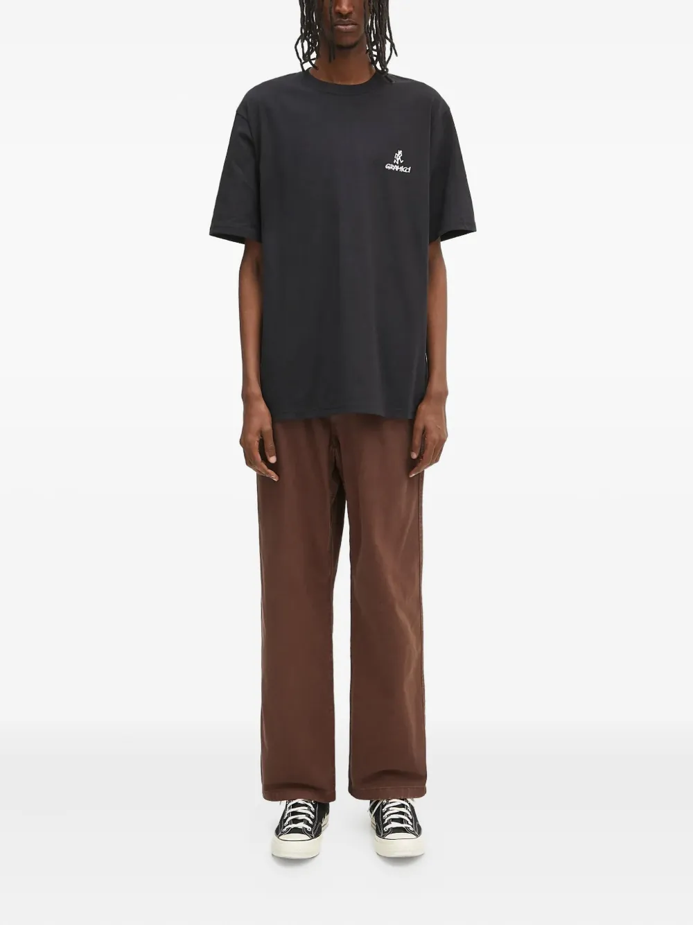 Gramicci Broek met ceintuur Bruin