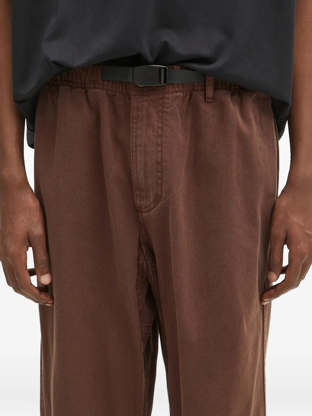 Gramicci Broek met ceintuur Bruin