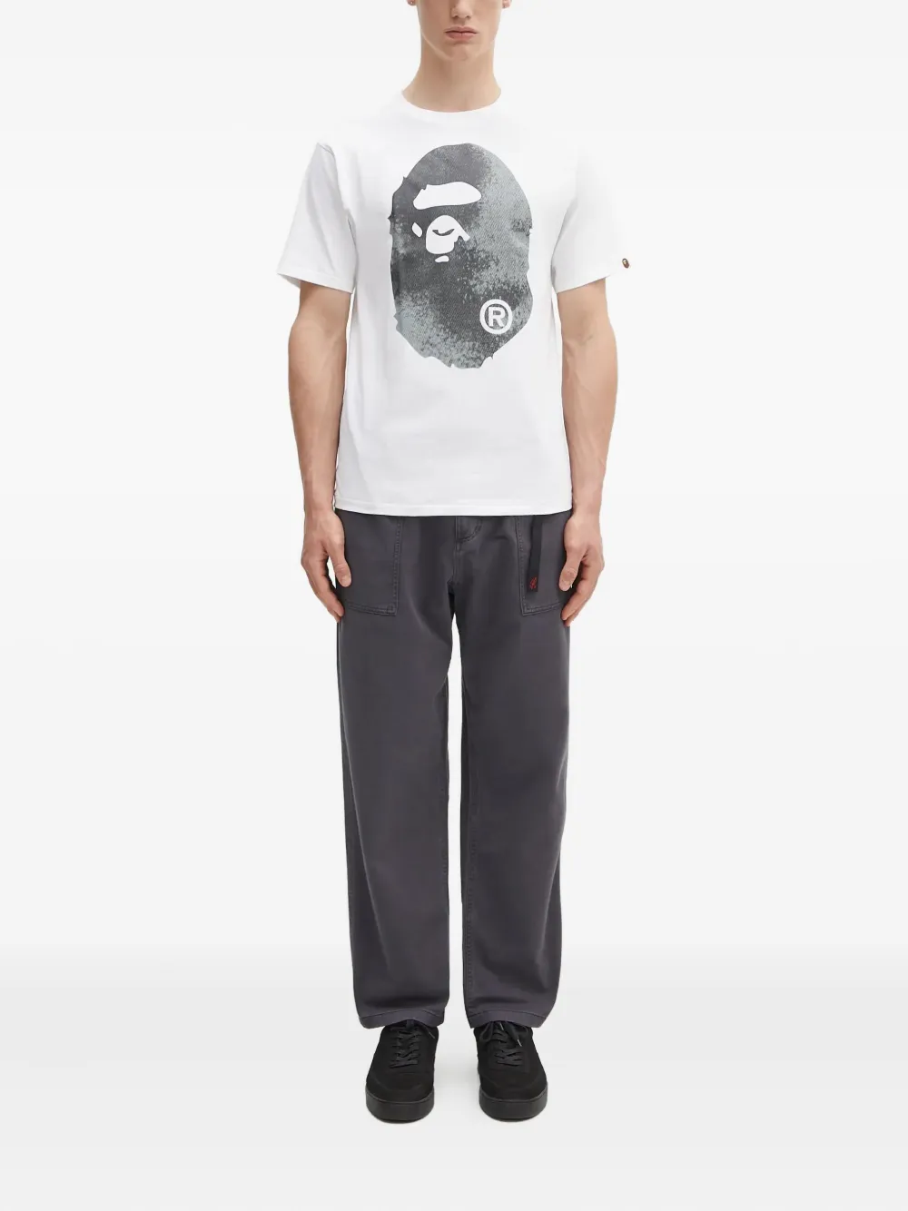 Gramicci Broek met ceintuur Grijs