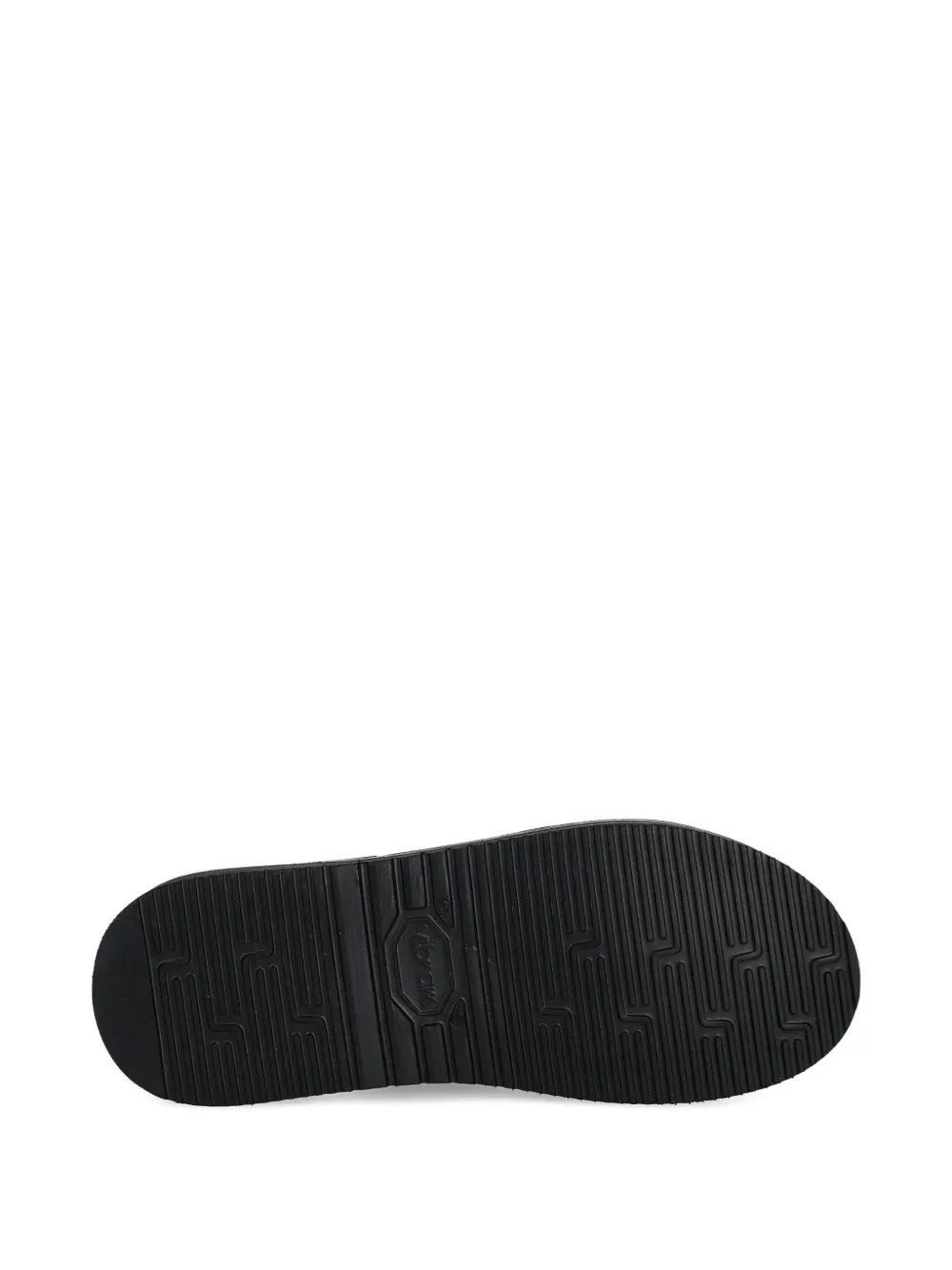 Fracap buckle-fastening leather loafers Black