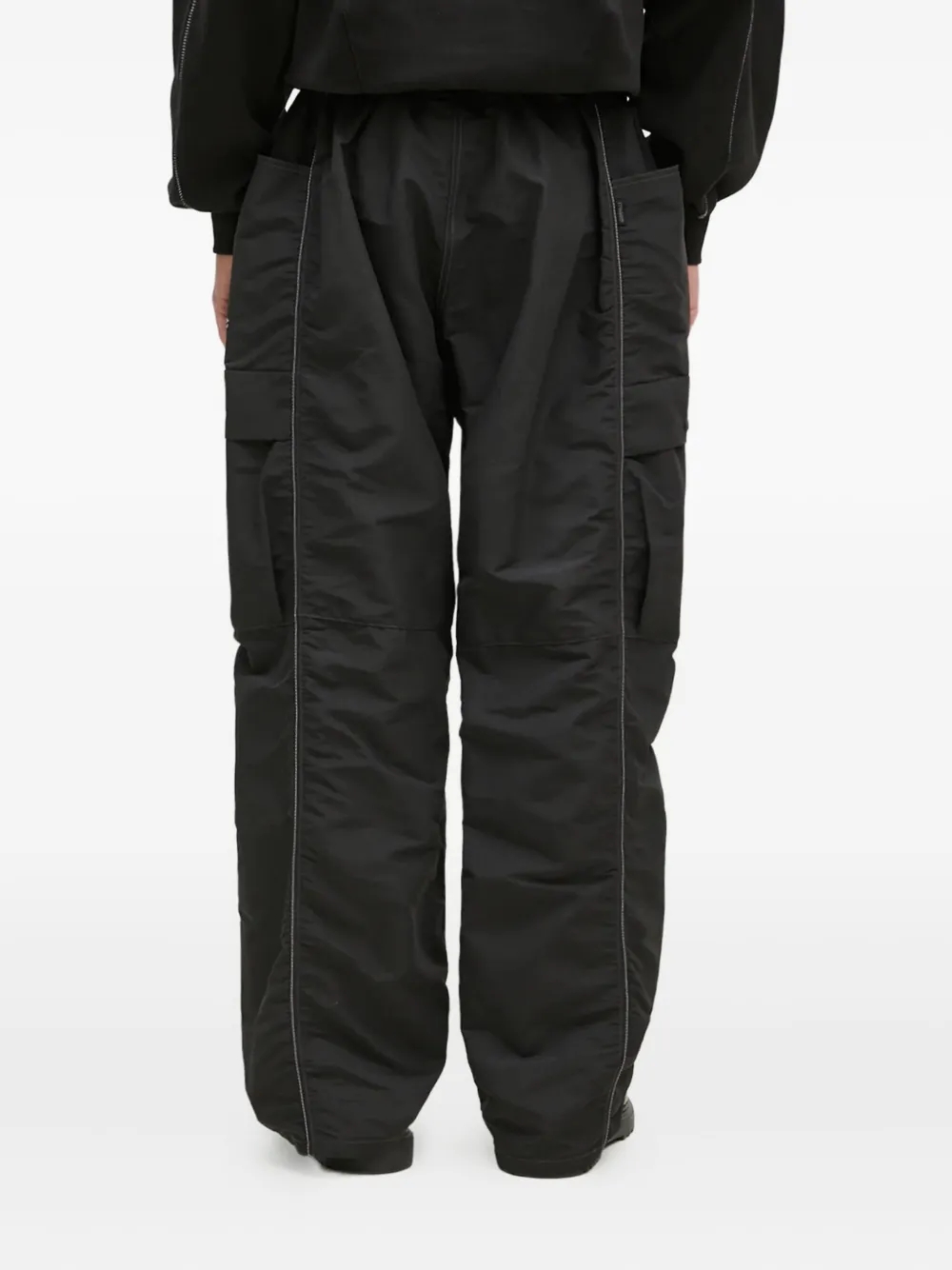 Gramicci Cargo broek met zijrits Zwart