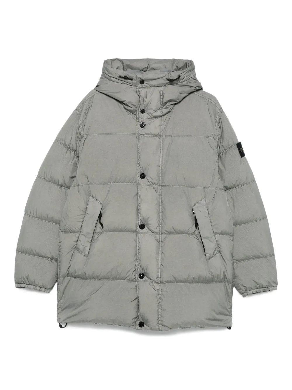 Stone Island Jas met capuchon Grijs