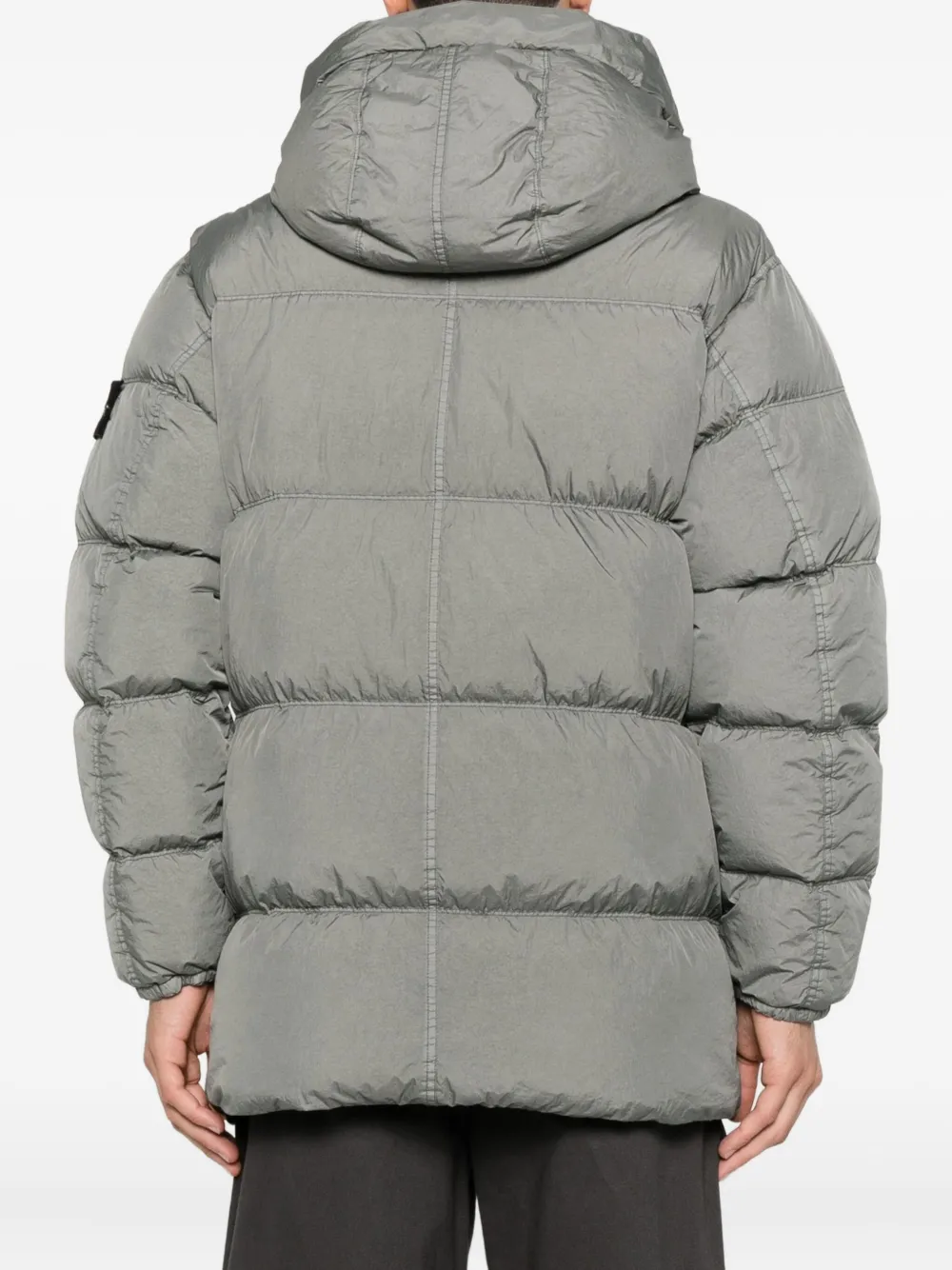 Stone Island Jas met capuchon Grijs