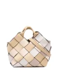 Loewe Pre-Owned 2010-2025 Small Woven Leather Surplus Basket Bag satchel - Brown