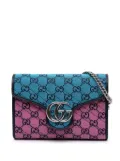 Gucci Pre-Owned 2016-2025 GG Marmont Matelasse Diagonal Canvas Chain Wallet shoulder bag - Pink