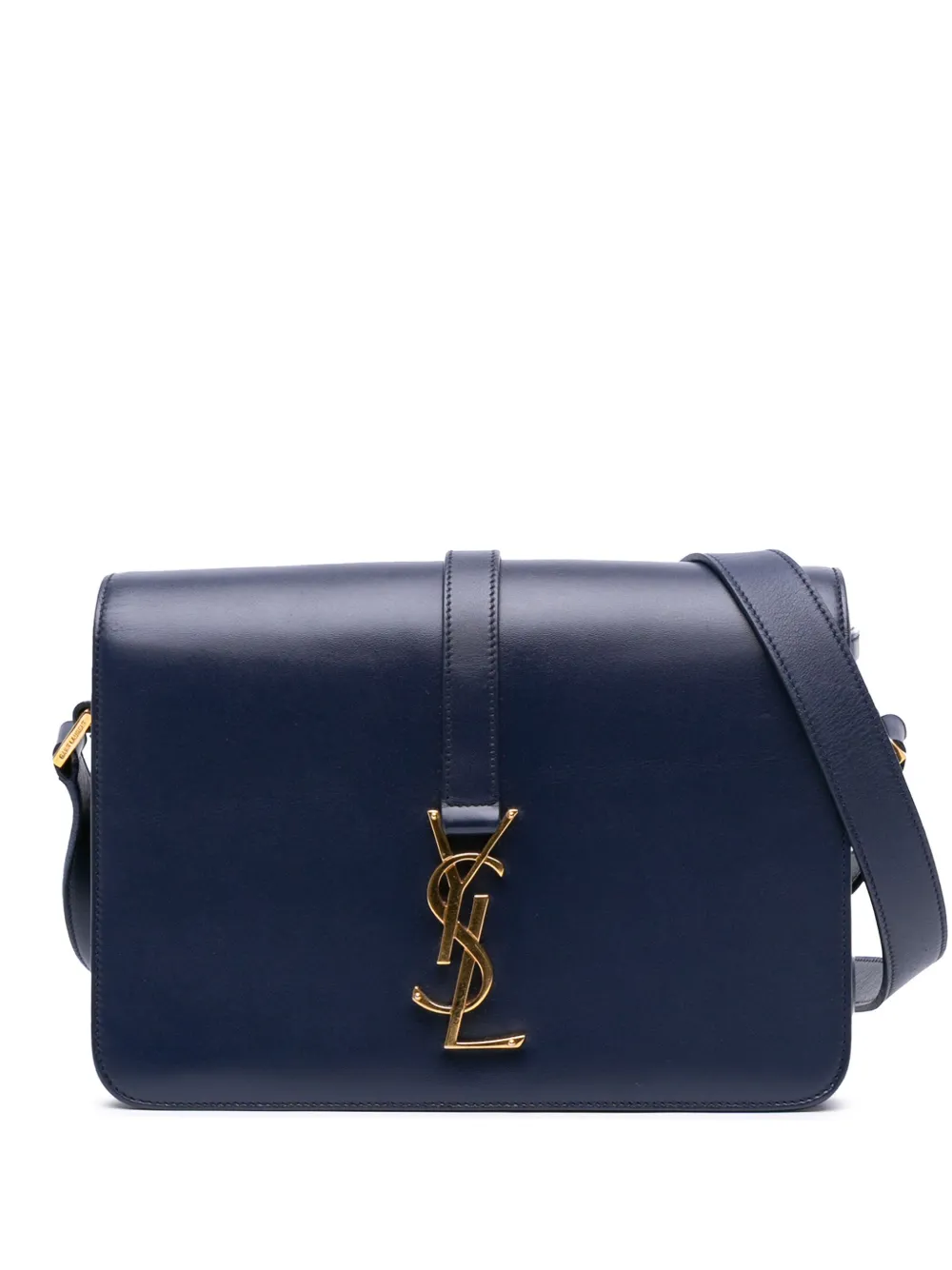 Saint Laurent Pre-Owned 2014 Medium Leather Monogram Universite Bag crossbody bag | Blue | Image 1
