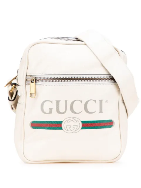 Gucci Pre-Owned 2000-2015 Grained Calfskin Logo crossbody bag