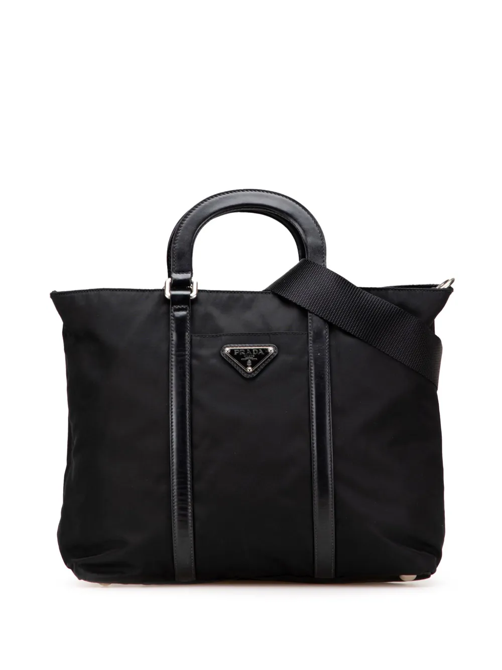 Prada Pre-Owned 2013-2025 Tessuto satchel | Black | Image 1
