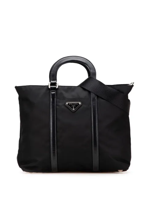 Prada Pre-Owned 2013-2025 Tessuto satchel