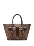 Louis Vuitton Pre-Owned 2003 Damier Ebene Manosque GM tote bag - Brown