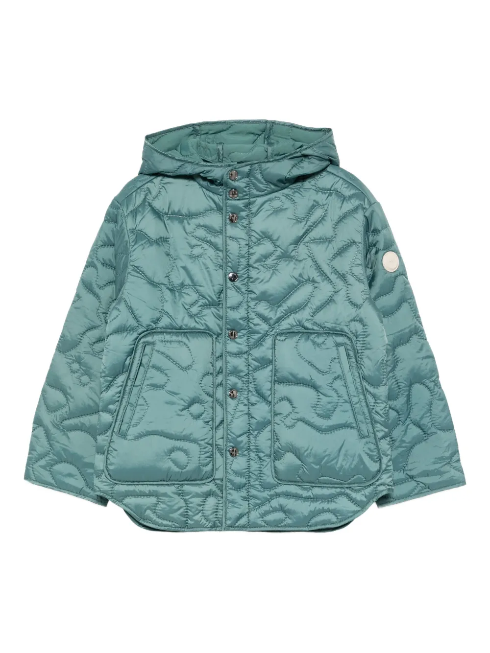 Emporio Ar i Kids Gewatteerd jack Blauw