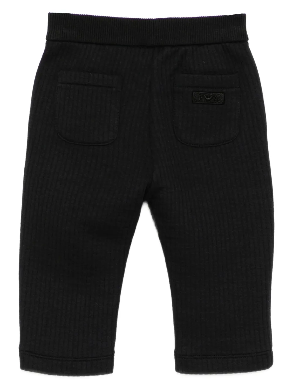 Emporio Armani Kids logo-embroidered quilted trousers | Leggings | Image 2