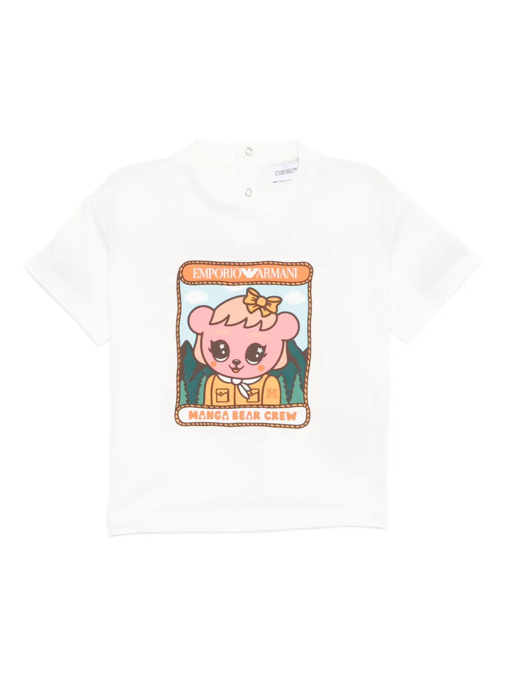 Emporio Armani Kids graphic-print T-shirt | White | Image 1