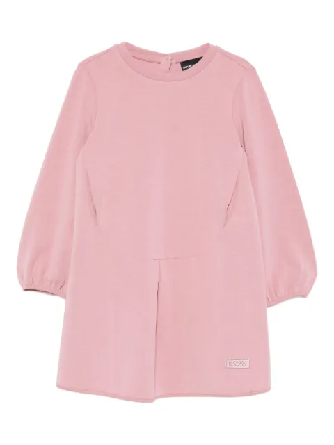Emporio Armani Kids logo-embroidered dress