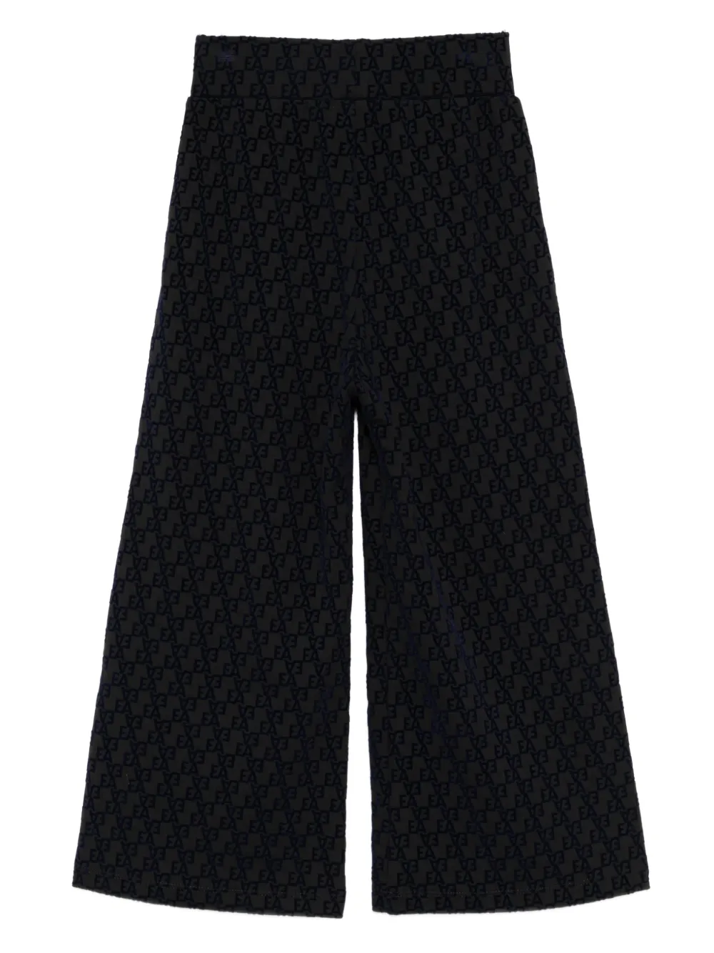 Emporio Armani Kids flocked-logo jersey track pants | Tracksuit Bottoms | Image 2