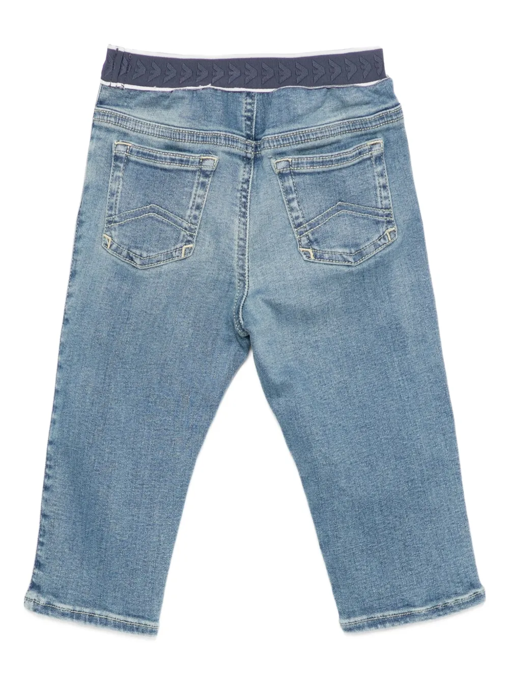 Emporio Armani Kids logo-waistband jeans | Jeans | Image 2