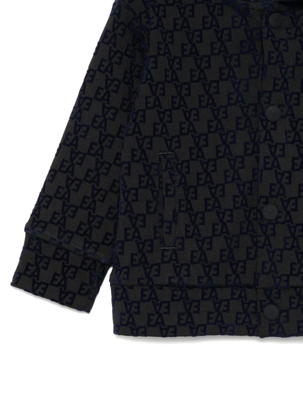 Emporio Armani Kids Jack met monogram Zwart