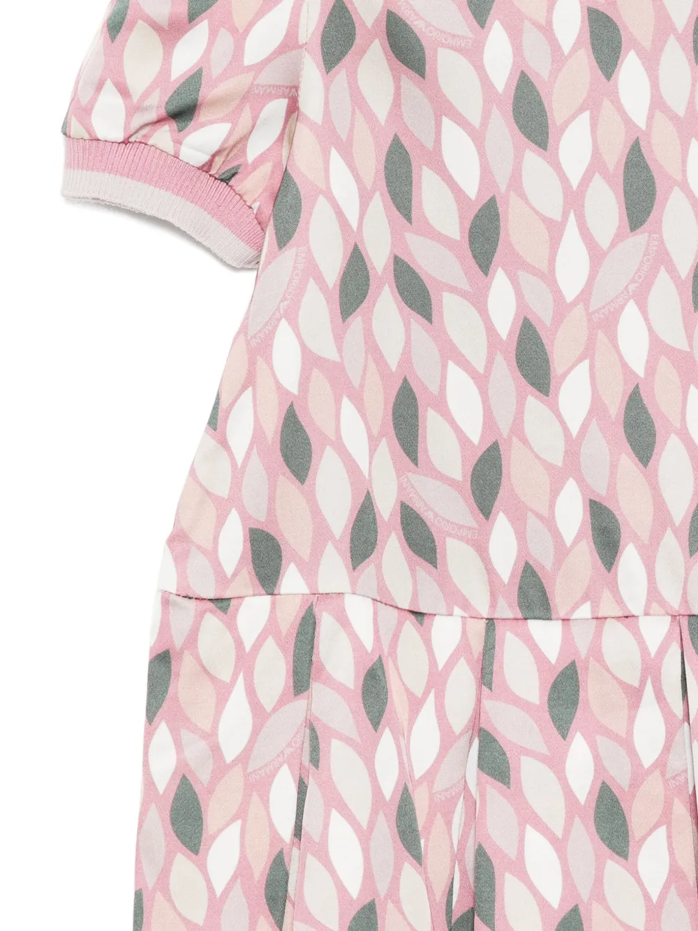 Emporio Armani Kids ASV jurk Roze