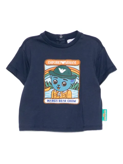 Emporio Armani Kids ASV bear-print T-shirt