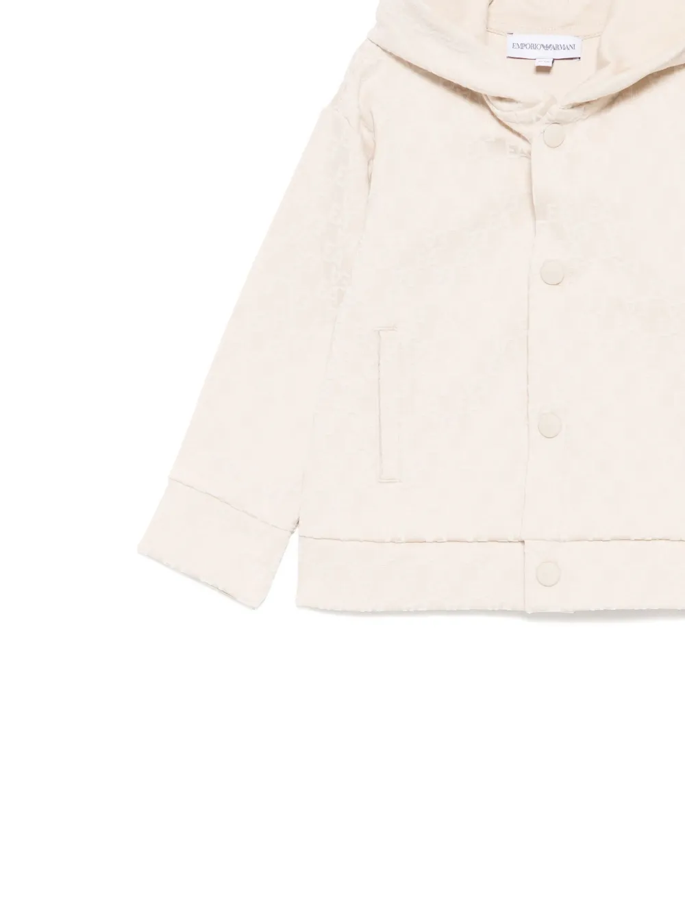 Emporio Armani Kids Jack met monogram Beige