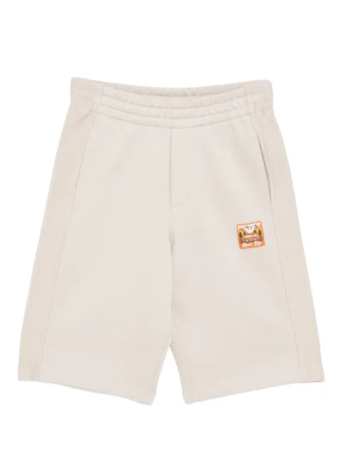 Emporio Armani Kids Manga Bear Crew shorts