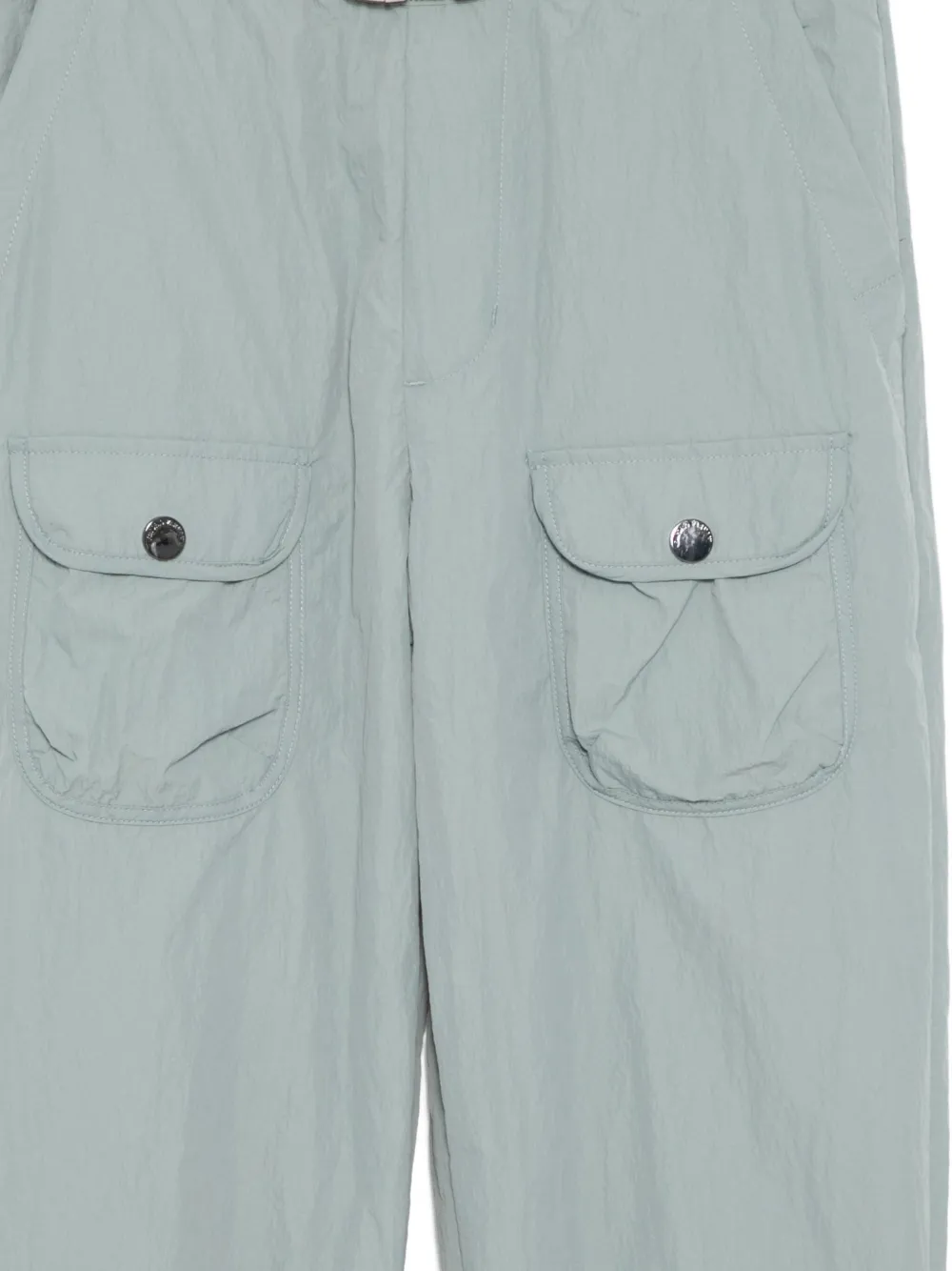 Emporio Armani Belt Trousers In Blue
