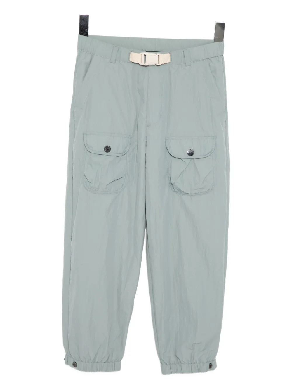 Emporio Armani Belt Trousers In Blue