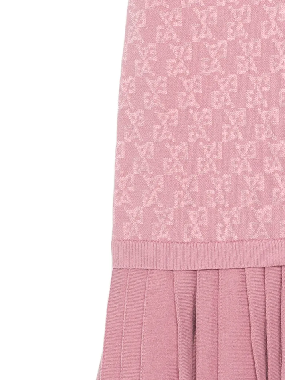 Emporio Armani Kids Jurk met EA-logo en jacquard Roze