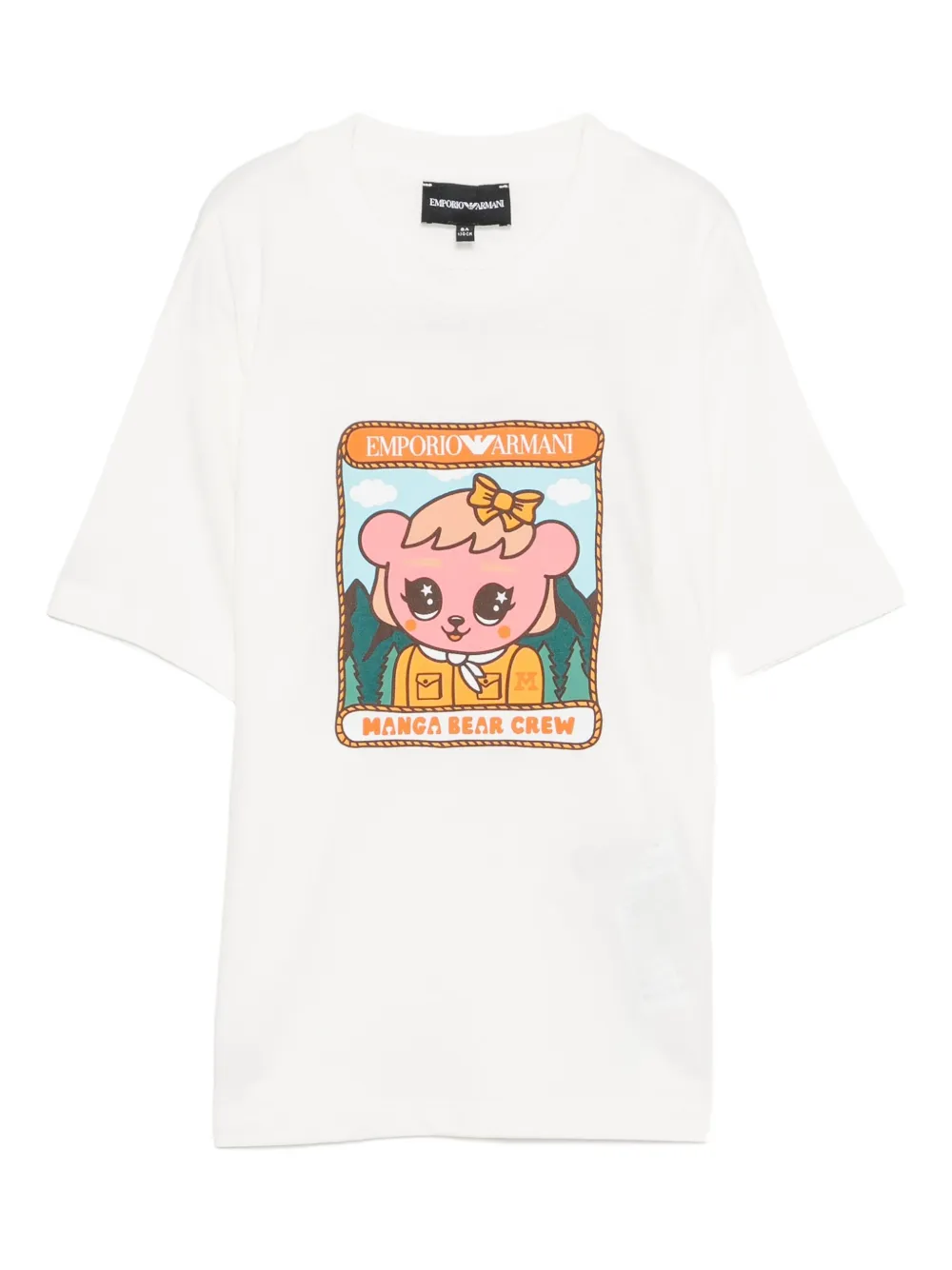 Emporio Armani Kids ASV Manga Bear T-shirt | White | Image 1