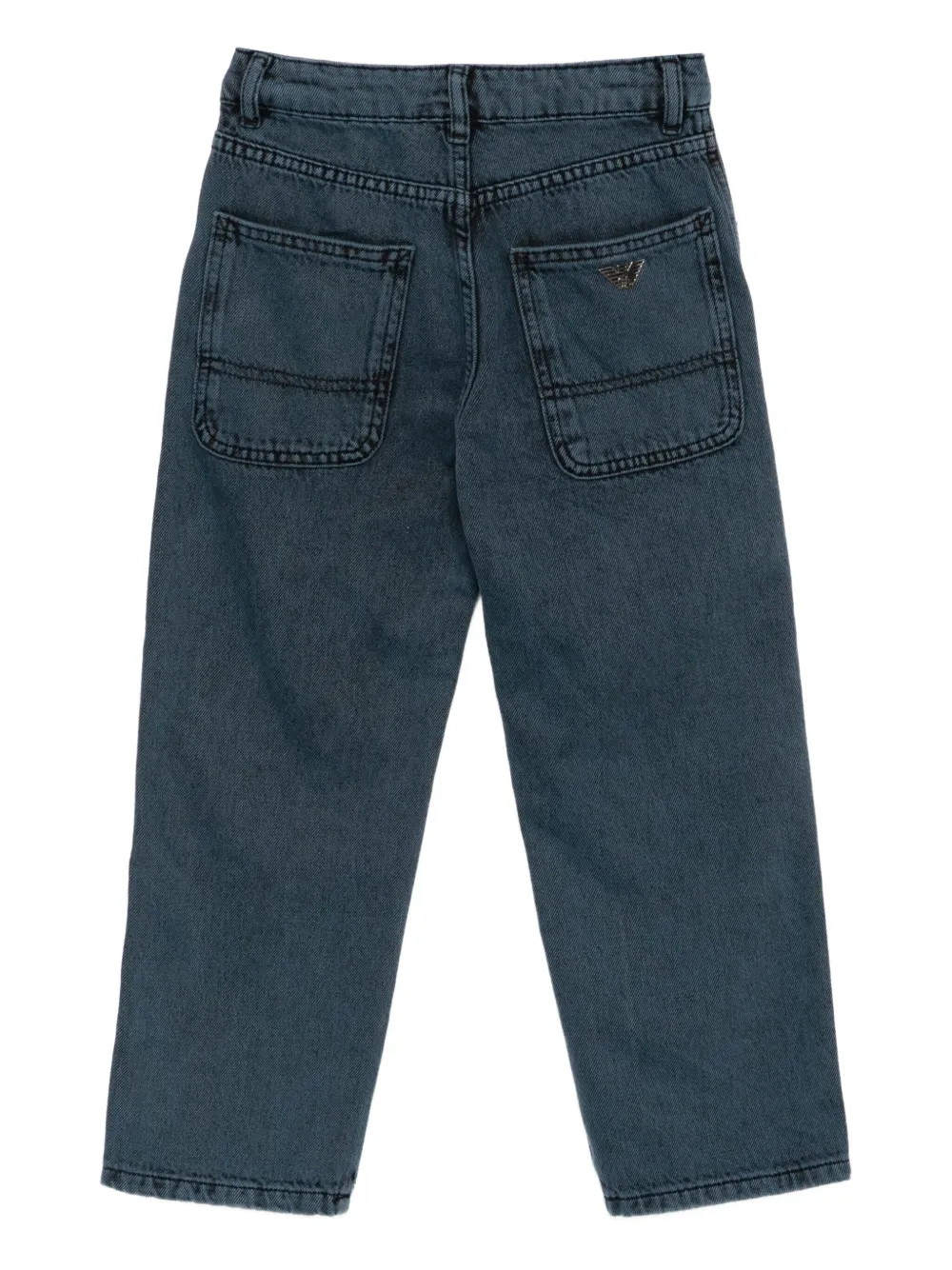 Emporio Armani Kids logo jeans | Teen Boy Clothing | Image 2