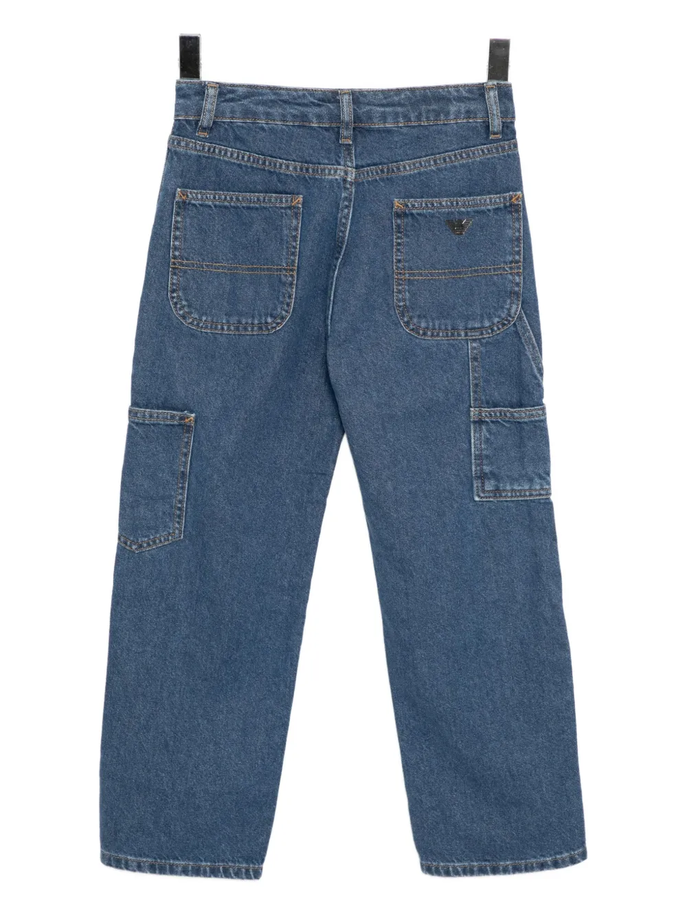 Emporio Armani Loose-fit Jeans In Blue