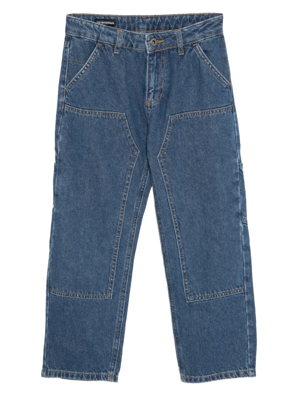 Emporio Armani Kids loose-fit jeans | Blue | Image 1