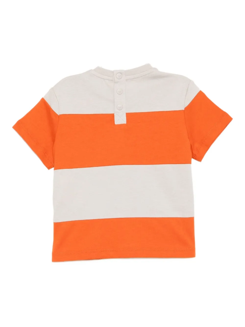 Emporio Armani Kids logo-embroidered striped T-shirt | Baby T-Shirts | Image 2