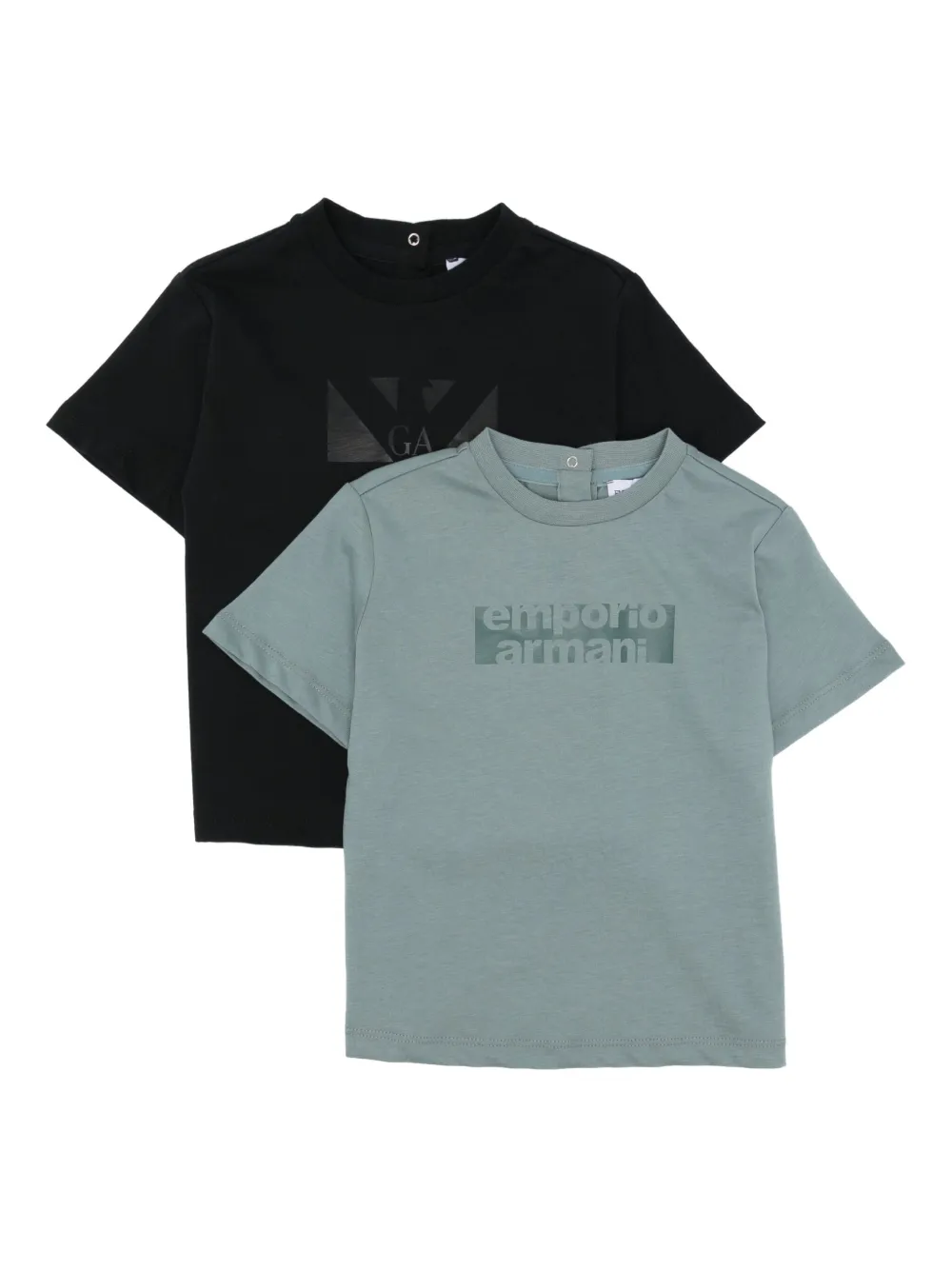 Emporio Armani Kids logo-print T-shirt (set of two) | Black | Image 1