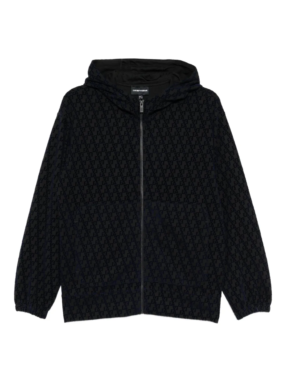 Emporio Armani Kids monogram jacket | Black | Image 1