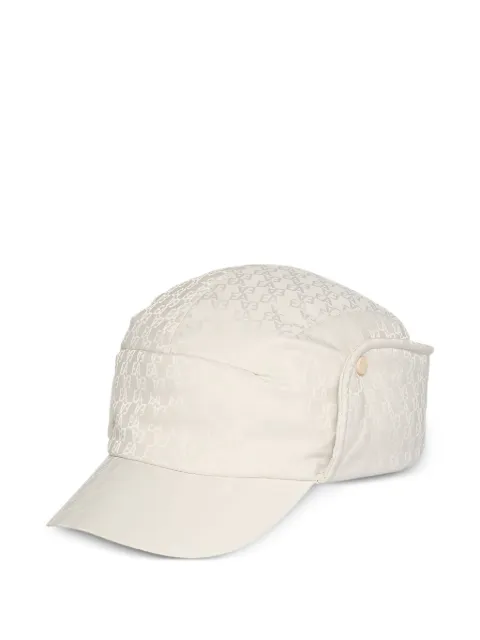 Emporio Armani Kids logo-pattern ear-flaps hat