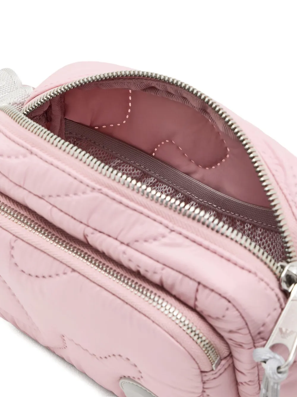 Emporio Armani Kids Schoudertas met logopatch Roze