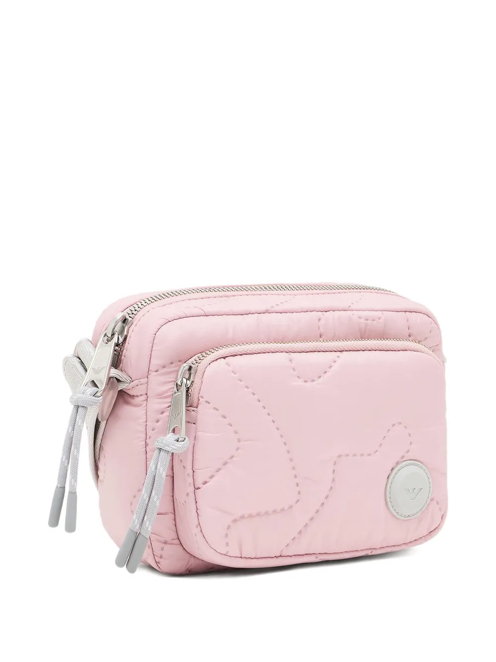 Emporio Armani Kids Schoudertas met logopatch Roze