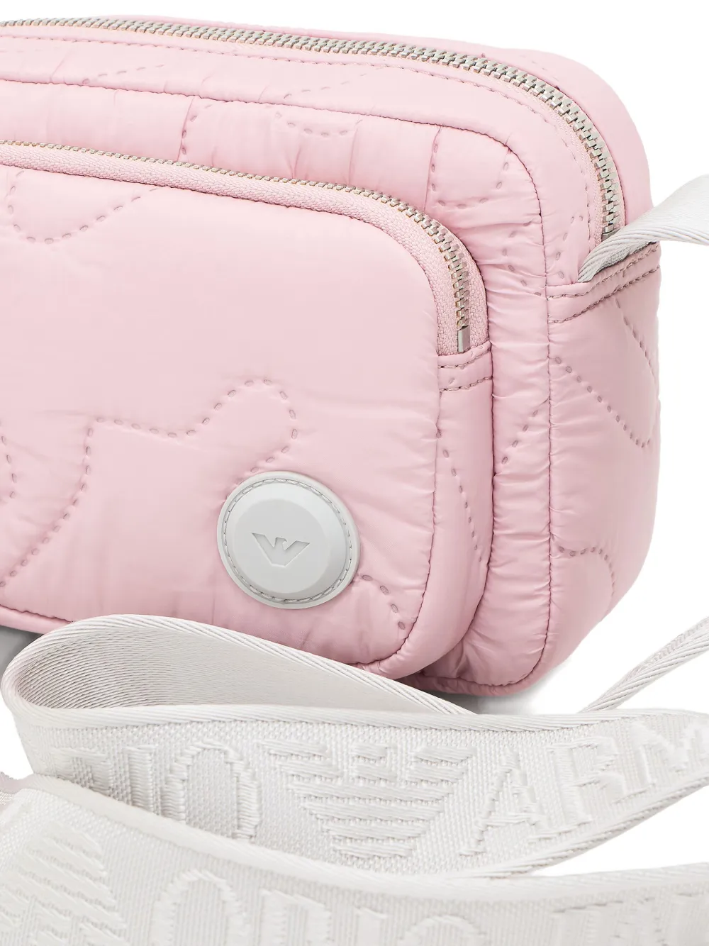 Emporio Armani Kids Schoudertas met logopatch Roze