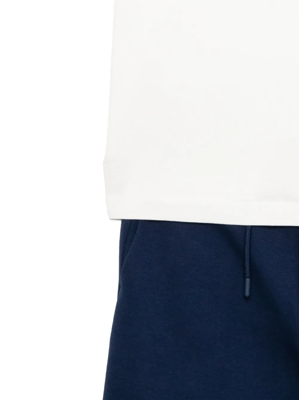 Emporio Armani Kids Broekset met logo-reliëf Wit