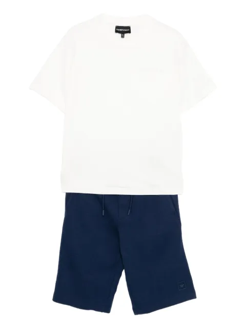 Emporio Armani Kids jersey shorts set