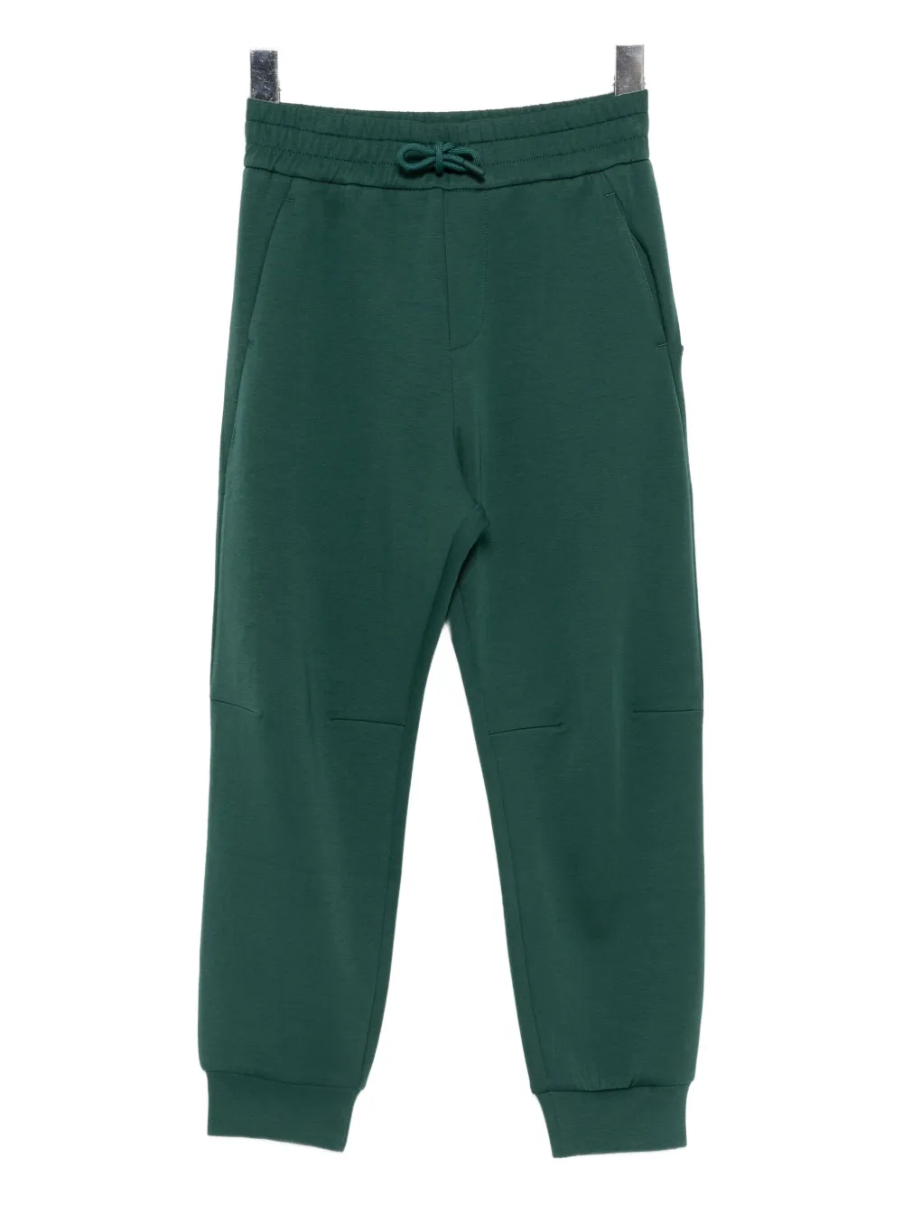 Emporio Armani Kids Pantaloni sportivi con logo ricamato - Verde
