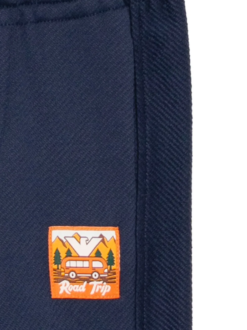 Emporio Armani Asv Manga Bear Trousers In Blue