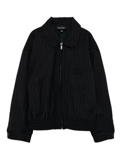 Emporio Armani Kids jakke med logobroderi